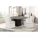 Broager Rustic Oak and Dark Walnut 54" Square Dining Table