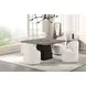 Broager Rustic Oak and Dark Walnut Square Dining Room Set
