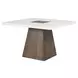 Grasten Dark Walnut Square Counter Height Dining Room Set