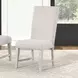 Argenthart Light Gray Extendable Rectangular Glass Top Dining Room Set
