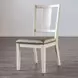 Hinwitz White Oak and Dark Gray Upholstered Side Chair Set of 2