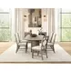 Clements Oak Extendable Oval Dining Room Set
