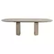 Clements Oak Extendable Oval Dining Room Set