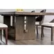 Morden Dark Walnut 108" Extendable Rectangular Dining Table