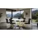 Holbaek Gold and White 80" Rectangular Dining Table