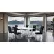 Holbaek Silver and White 80" Rectangular Dining Table