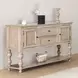 Chesapeake Light White Wash 2 Door Server