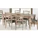 Chesapeake Light White Wash 78" Rectangular Dining Table