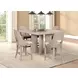 Sterling West White Oak Square Counter Height Dining Room Set