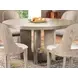 Sterling West White Oak 54" Round Dining Table