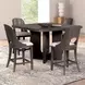 Sterling West Ash Gray 54" Square Counter Height Dining Table