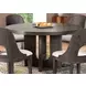 Sterling West Ash Gray Round Dining Room Set