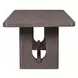 Sterling West Ash Gray 80" Rectangular Dining Table