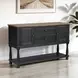Neue Mills Black and Brown 2 Door Server