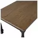 Neue Mills Black and Brown 78" Rectangular Dining Table