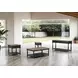 Neue Mills Weathered Black and Brown Rectangular Sofa Table