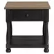 Neue Mills Weathered Black and Brown Rectangular Occasional Table