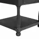 Neue Mills Weathered Black and Brown Square End Table