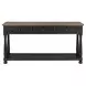 Neue Mills Weathered Black and Brown Rectangular Occasional Table