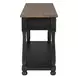Neue Mills Weathered Black and Brown Rectangular Occasional Table