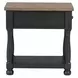 Neue Mills Weathered Black and Brown Rectangular Occasional Table