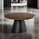 Surdal Black and Brown Round Occasional Table Set