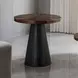 Surdal Black and Brown Round Occasional Table Set