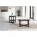 Vellara Dark Walnut Round End Table