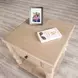 Chesapeake Light White Wash Square End Table