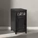 Sterling West Ash Gray Rectangular Chairside Table with USB Charging