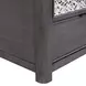 Sterling West Ash Gray Rectangular Chairside Table with USB Charging