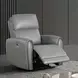Schlieren Gray Power Reclining Living Room Set with USB Charging