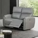 Schlieren Gray Power Reclining Living Room Set with USB Charging