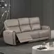 Schlieren Light Gray Power Reclining Living Room Set with USB Charging