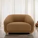 Kolvere Brown Upholstered Accent Chair