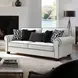 Viviani White and Black Living Room Set