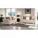 Buckhurst Taupe Living Room Set with Nailhead Trim