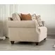 Buckhurst Taupe Living Room Set with Nailhead Trim
