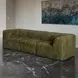 Nappi Olive Green 107" Modular Sofa