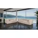 Nappi Taupe 107" Modular Sofa