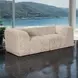 Nappi Taupe 80" Modular Loveseat