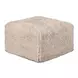 Nappi Taupe Square Ottoman