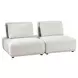 Stavanger Light Gray 2 Piece Modular Sectional