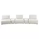 Stavanger Light Gray 5 Piece Modular Curved Sectional