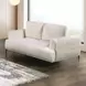 Gladbach Linen White Living Room Set