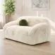 Darwen Sand 67" Loveseat with Pillow