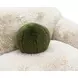 Darwen Sand Upholstered Swivel Chair with Pillow