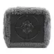 Darwen Dark Gray Upholstered Swivel Chair with Pillow