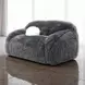 Darwen Dark Gray Living Room Set with Pillow