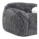 Darwen Dark Gray 84" Sofa with Pillow